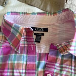 Chaps  Spring Plaid Shirt